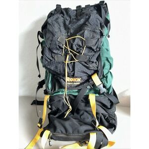 Rokk Front Range Backpack Climbing Internal Frame Hiking Trail Ruck Sac Green